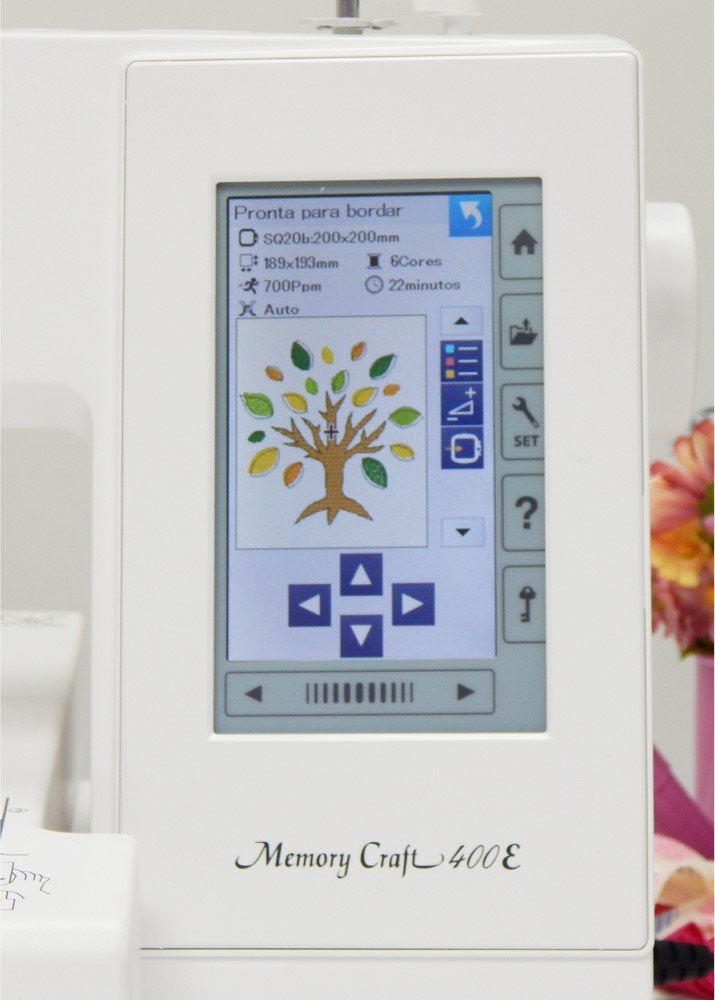 Produto MAQUINA DOMESTICA BORDADO JANONE MC400E 8