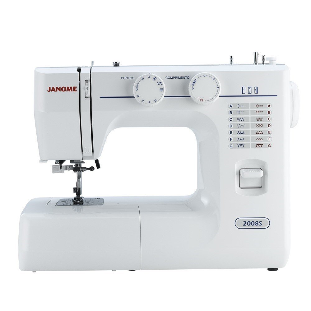 MÁQUINA DE COSTURA DOMÉTICA JANOME 2008S