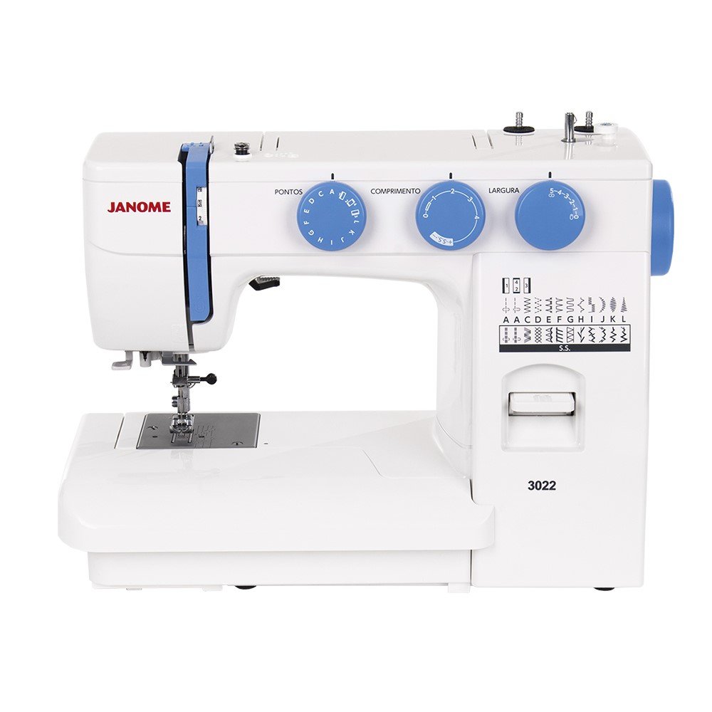 MÁQUINA DE COSTURA DOMÉSTICA JANOME 3022