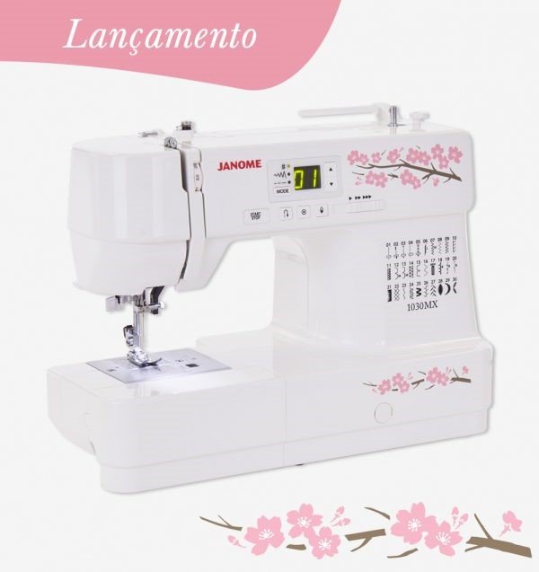 MÁQUINA DE COSTURA DOMÉSTICA JANOME 1030MX BIVOLT