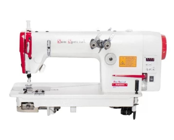 MÁQUINA COSTURA INDUSTRIAL REFORÇO DE OMBRO SSH3800-2D-MS-SU – SUN SPECIAL