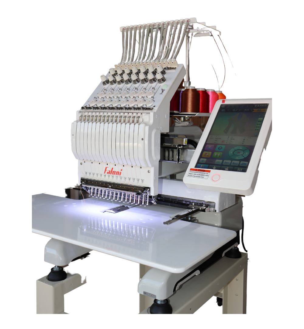 Máquina De Bordar 1 Cabeça 15 Agulhas Faloni FL-CTF-1501S