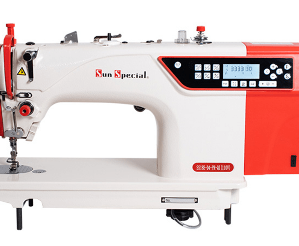 Máquina Costura Industrial Reta Eletrônica SS18E-D4-PR-QI – Sun Special