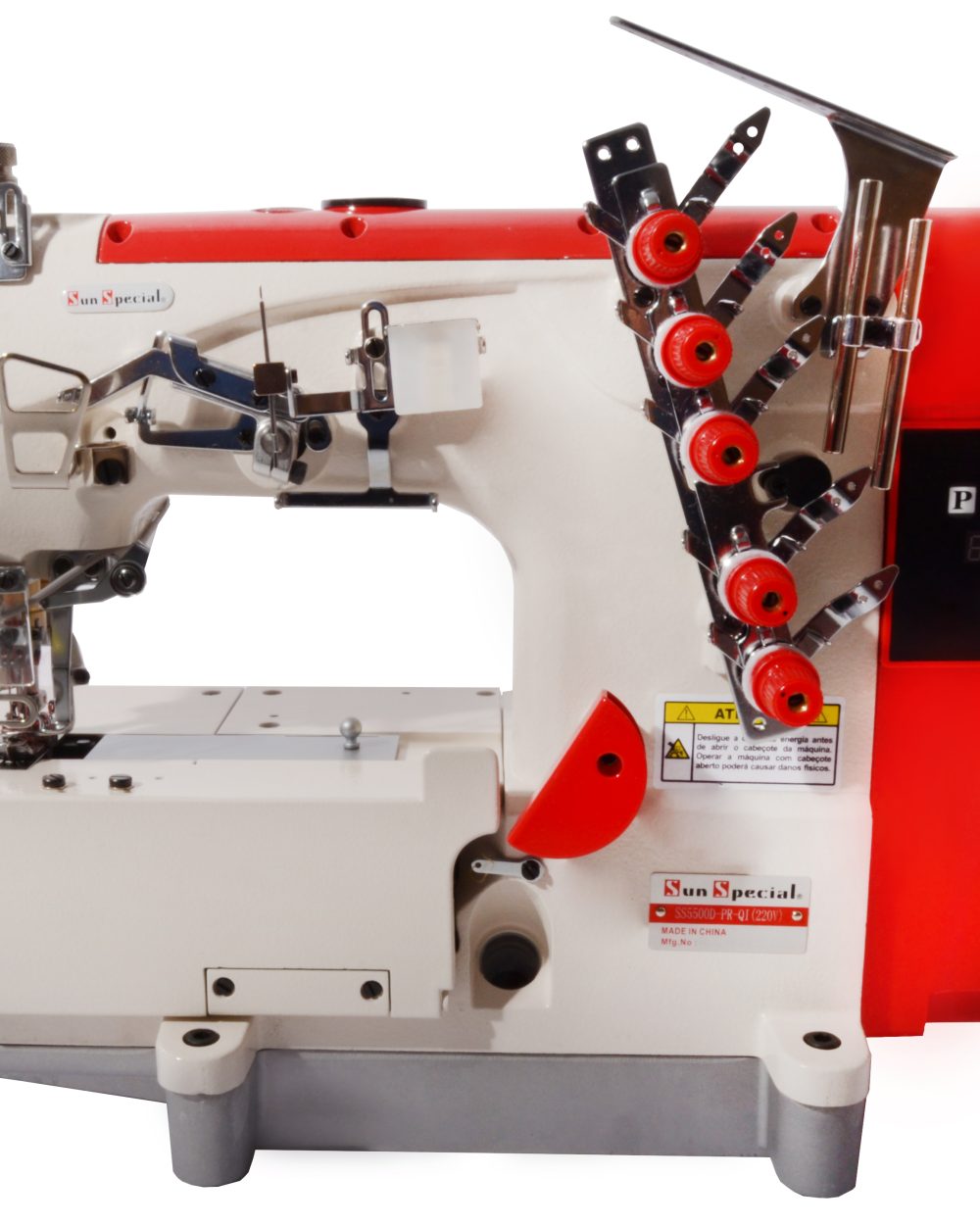 Máquina Costura Industrial Galoneira Plana Fechada SS5500D-01-PR-QI – Sun Special