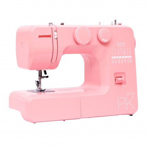 Máquina de Costura 12 pontos Janome 3112PK Rosa 220v