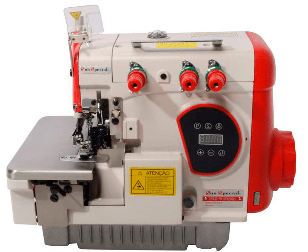 Máquina Costura Overlock Industrial Direct Drive SS93D-PR-SU – Sun Special