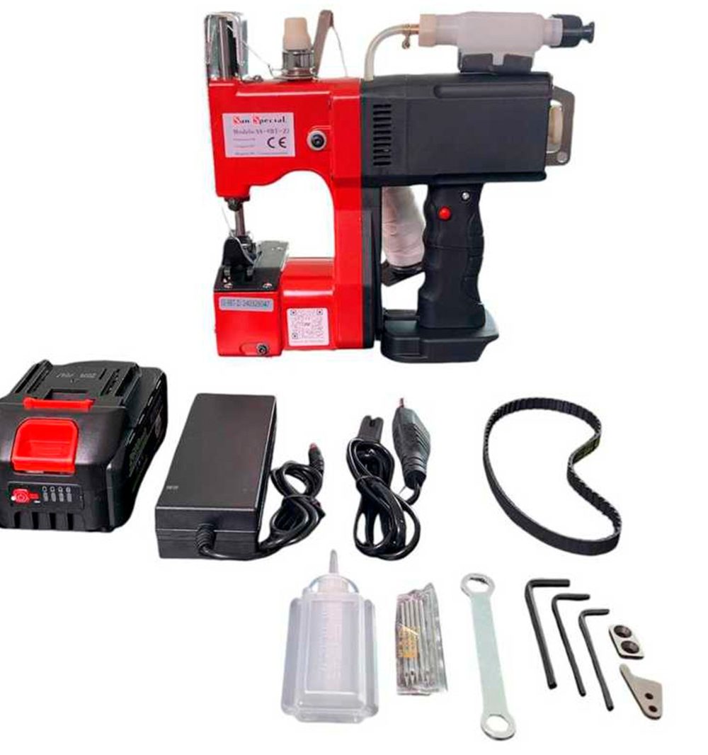 Máquina Costurar Boca de Saco com Bateria e Bomba SS-9BT-ZJ – Sun Special Bivolt