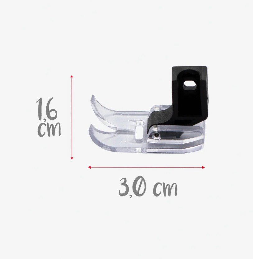 Calcador A para costura reta para máquina 525 sew mini – 525501008