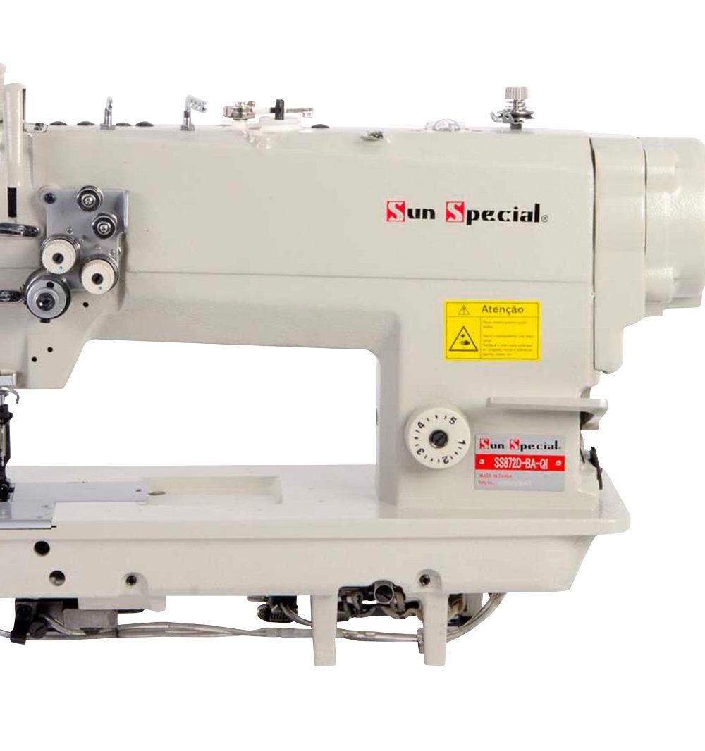 Máquina Costura Industrial Pespontadeira Barra Fixa Direct Drive SS20518D-PR-XI Sun Special