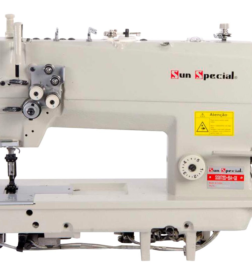 Máquina Costura Industrial Pespontadeira Barra Fixa Direct Drive SS20518D-PR-XI Sun Special