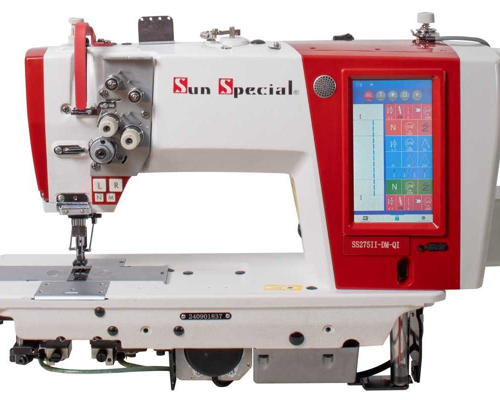 Máquina Costura Industrial Pespontadeira Eletrônica Barra Alternada SS275II-DM-QI 220V – Sun Special